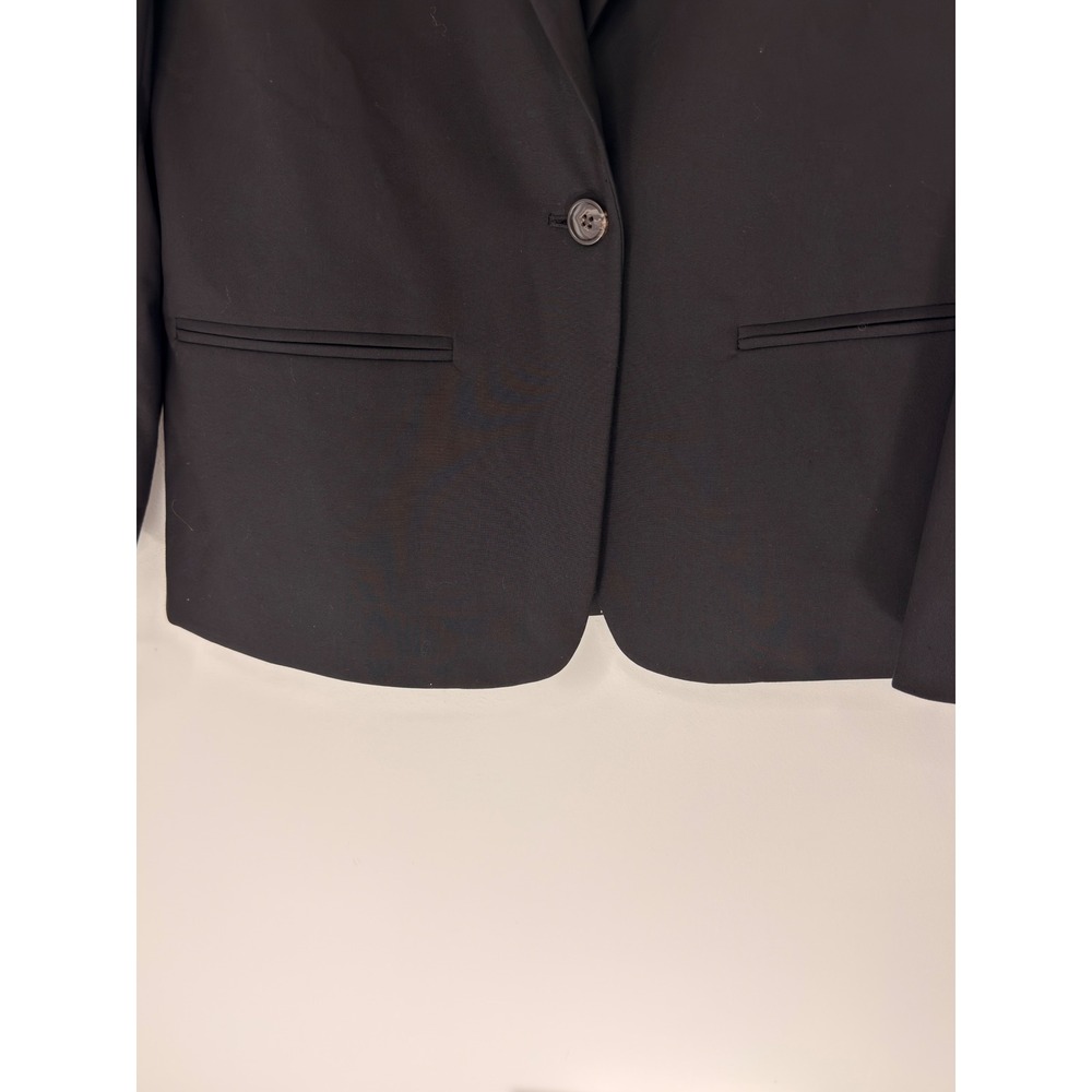 J.Crew One Button Blazer Women's Black Basic Offi… - image 8